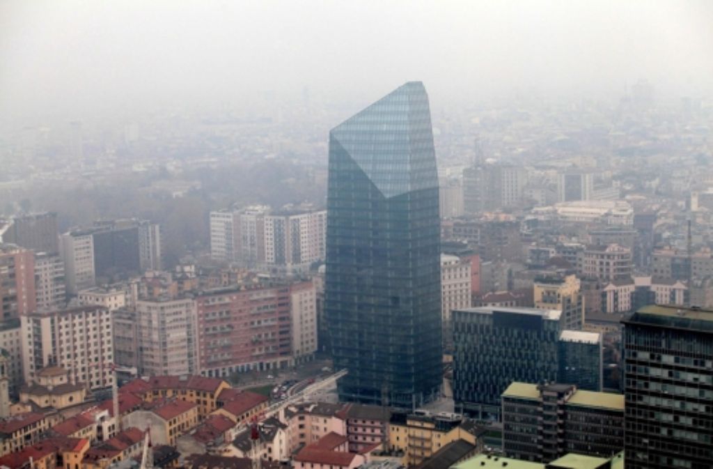 Smog in Mailand. Foto: dpa