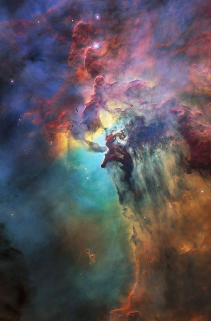 In Zukunft will die Raumfahrtbehörde aber noch viel weiter. Hier der Lagoon-Nebel, aufgenommen vom Hubble-Teleskop. Die Nasa will die Frage klären, ob es außerirdisches Leben gibt – und glaubt, bereits in 20 Jahren eine Antwort darauf zu haben.