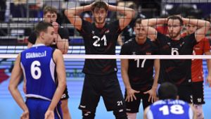 Deutschland ist bei der Volleyball-EM im Viertelfinale an Italien gescheitert. Foto: dpa/Ožana Jaroslav