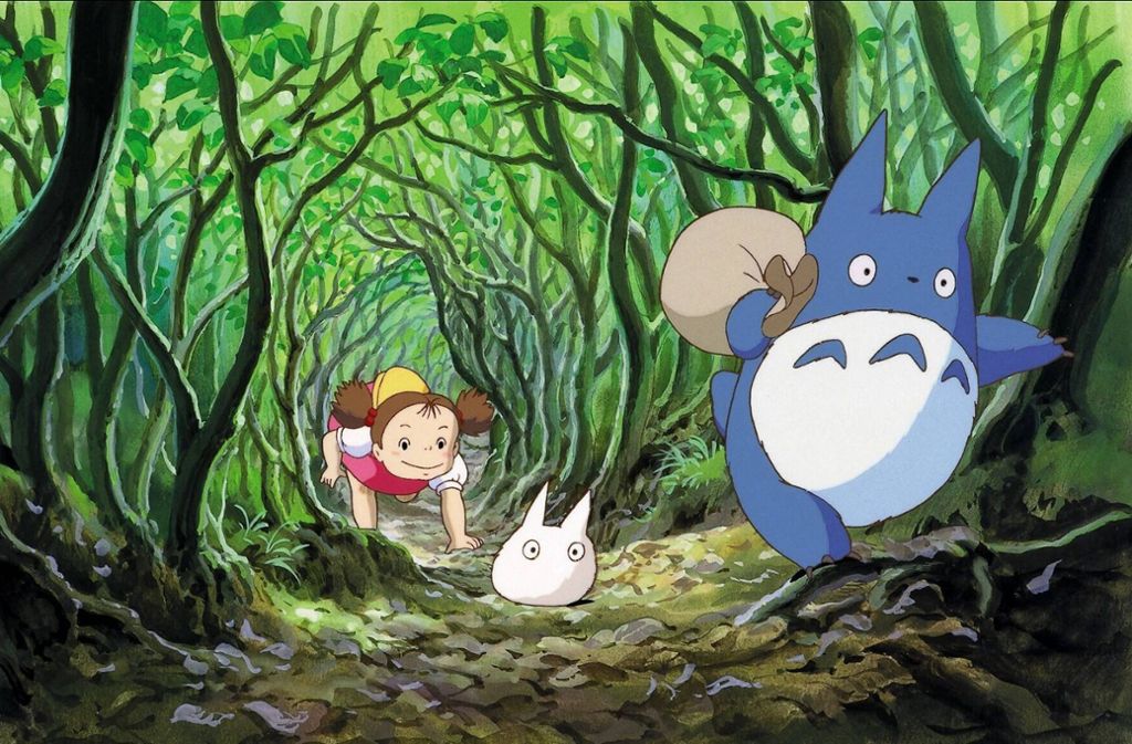 Seltsame Geschöpfe hausen in „Mein Nachbar Totoro“ im Wald – und in der Fantasie zweier Schwestern