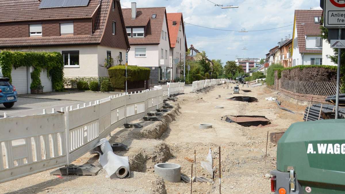 Bauarbeiten in Leinfelden: Wichtige Verkehrsader nach Unteraichen wird gekappt