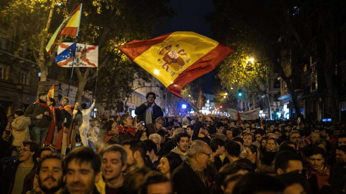 Regierungsbildung: Unruhen in Spanien