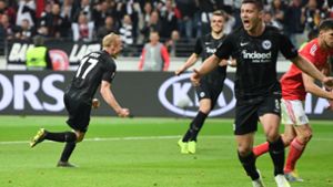 Frankfurt ringt Benfica im Viertelfinale nieder