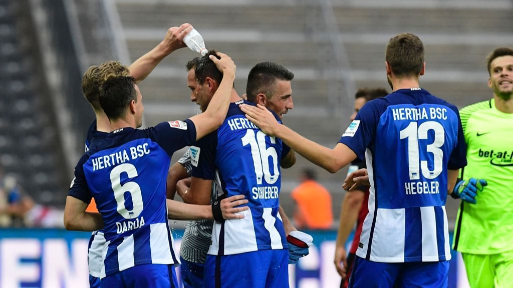 Fußball-Bundesliga: Schieber schießt Hertha zum Sieg gegen Freiburg