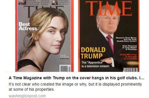 Das Original und das gefälschte Trump-Cover machen in den Sozialen Netzwerken die Runde. Foto: Twitter/Sreenshot