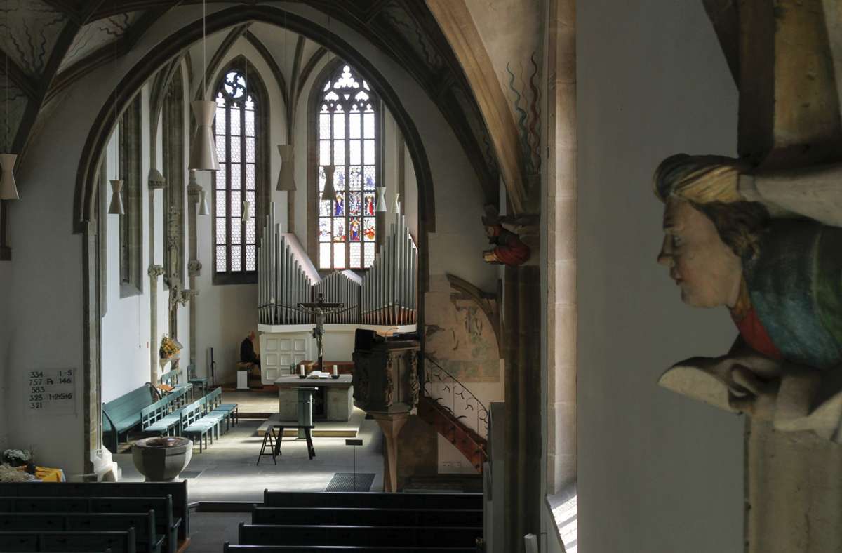 Die Eglosheimer Katharinenkirche wird derzeit aufwendig saniert. Dafür gibt es jetzt auch einen Zuschuss aus dem Denkmalförderprogramm. Foto: /Simon Granville/factum