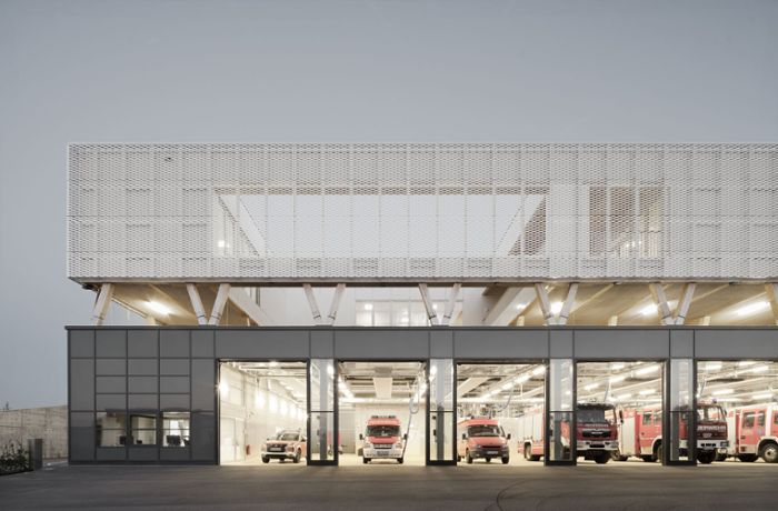 Architektur-Sensation: Stuttgarter Architekten bauen spektakuläres Öko-Feuerwehrhaus