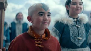 Gordon Cormier spielt in Avatar - Der Herr der Elemente den jungen Luftnomaden Aang. Foto: Netflix