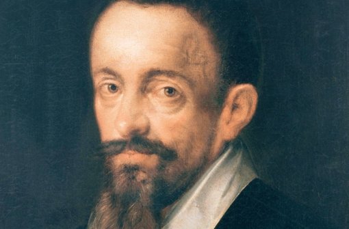 Johannes Kepler mit fast vierzig Jahren als kaiserlicher Hofmathematiker in Prag. Ein  Ölgemälde von Hans von Aachen (1552-1615). Foto: mauritius