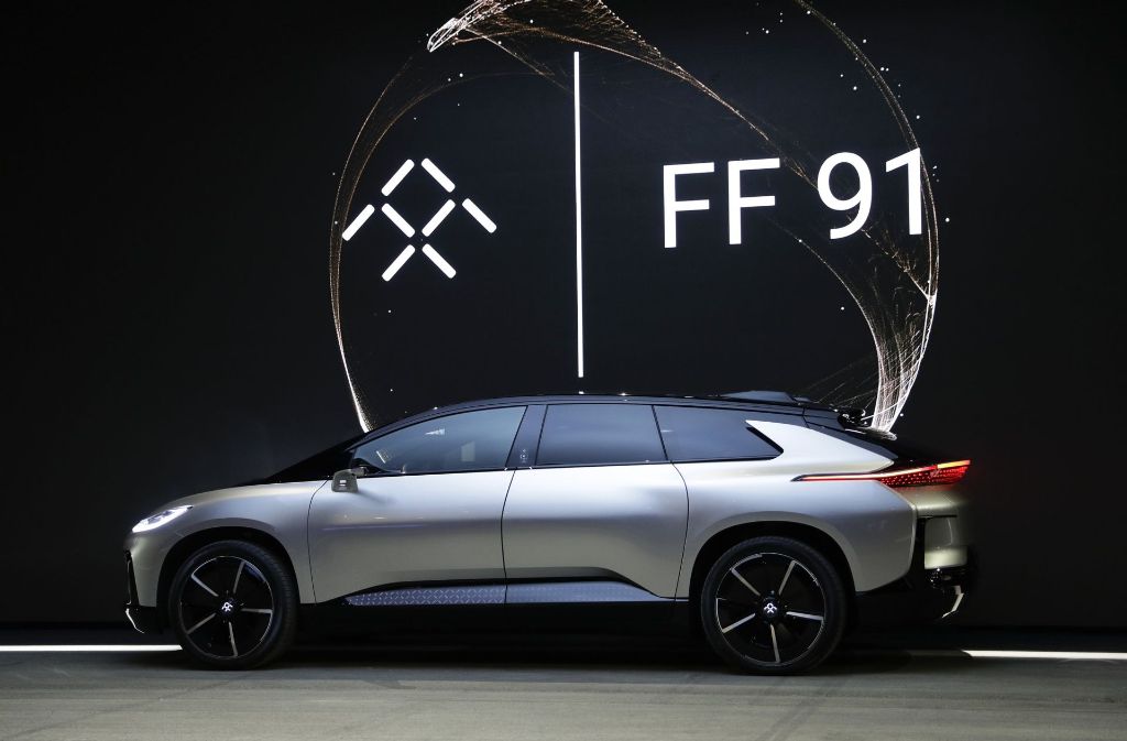Das neue Modell FF91 von Faraday Future überzeugt mit viel PS und hoher Reichweite.