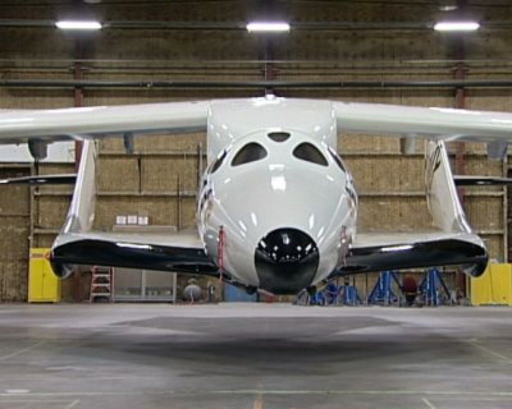 Das Virgin Galactic SpaceShipTwo hört auf den Namen Enterprise. Allerdings heißt der Kapitän Branson und nicht Kirk.