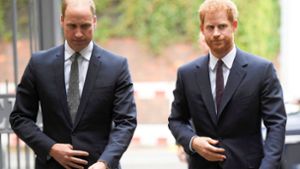 Prinz William (links) und Prinz Harry haben momentan nicht das beste Verhältnis. Foto: dpa/Toby Melville