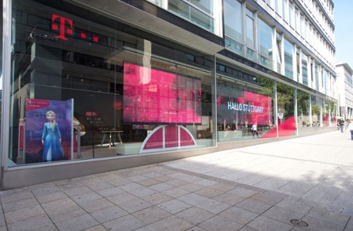 Bekenntnis zum Standort Stuttgart: Der neue 500-Quadratmeter-Shop der Telekom. Foto: Deutsche Telekom AG /Fotograf: Joerg Heupel