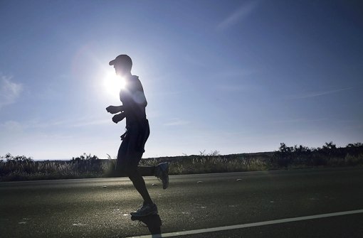 Einbahnstraße Sport: Laufen ist bei Sportsüchtigen besonders beliebt, denn es ist einfach und überall möglich Foto: Getty Images North America