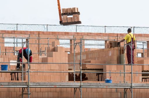 Der Bau in Deutschland boomt. Foto: dpa