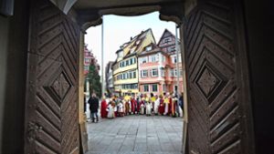 Die Sternsinger bringen den Segen ins Esslinger Rathaus