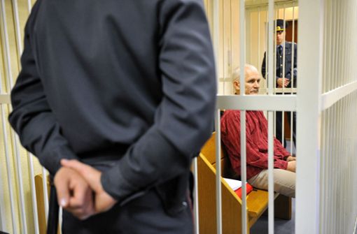 Einer der Preisträger: Ales Bjaljazki, der belarussische Menschenrechtler, der die Gefängnismauern des Diktators Alexander Lukaschenko jahrelang ertragen musste und  bis heute in Haft ist. Foto: AFP/VIKTOR DRACHEV