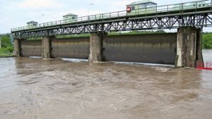 Schotten dicht beim Hochwasser im Juni 2013 Foto: WSV