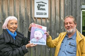 Elke Walkenhorst-Mayer von „Bürger für Berber“ und Helmut H. Schmid von „Trott-war“ arbeiten künftig zusammen. Foto: Roberto Bulgrin