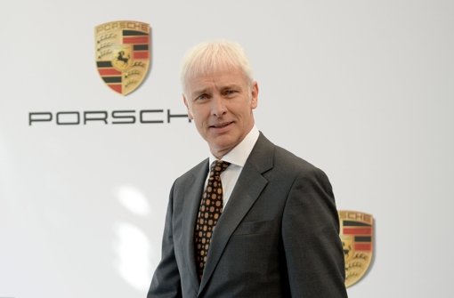 Porsche-Chef Matthias Müller rückt in den VW-Vorstand auf Foto: dpa