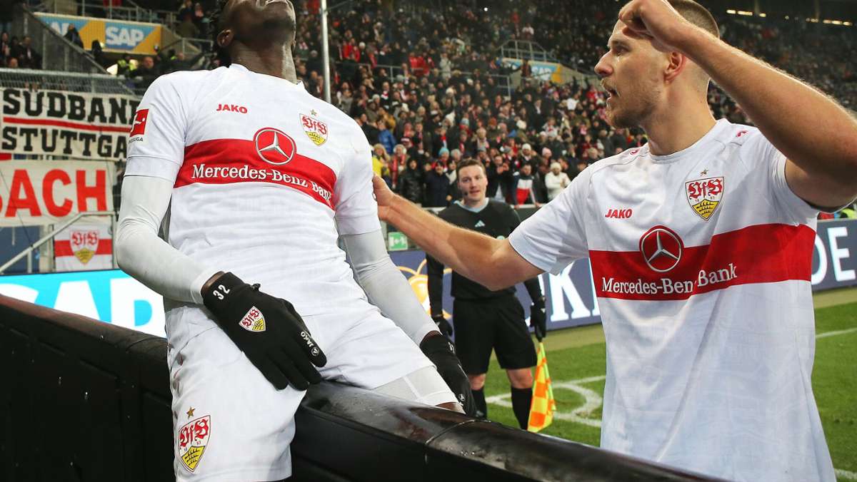TSG 1899 Hoffenheim gegen VfB Stuttgart: Fehler, Torvorlagen, Gelb-Rot:  Ahamadas wilder Auftritt