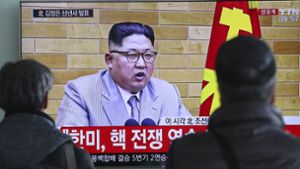Nordkoreas Machthaber Kim Jong Un hat in seiner Neujahrsansprache angeboten, eine Delegation zu den Olympischen Spielen in der grenznahen südkoreanischen Provinz Gangwon zu entsenden. Foto: AP