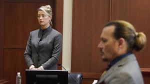 Amber Heard und Johnny Depp vor Gericht Foto: dpa/Steve Helber