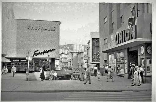 So sah die Kaufhalle (später: Sportarena) im Jahr 1959 aus . . .  Foto: /Sammlung Wibke Wieczorek-Becker