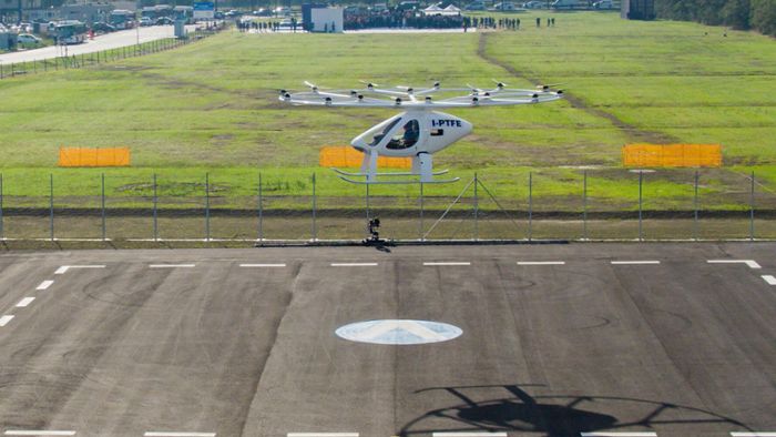 Unternehmen aus Baden-Württemberg: Volocopter testet Flugtaxi in Rom