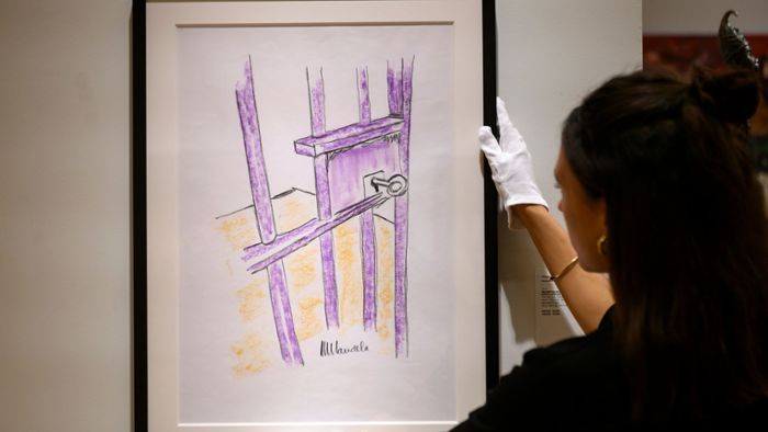 Mandela-Zeichnung für 112 000 Dollar versteigert