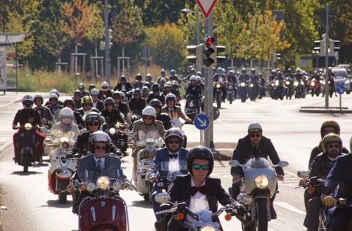Hunderte Motorradfahrer waren am Sonntag in Stuttgart unterwegs. Foto: Andreas Rosar Fotoagentur-Stutt