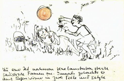 Die ersten Kindheitsgeschichten hatte Sigrid Baumann Senn zur Hochzeit ihres Zwillingsbruders aufgeschrieben und diese mit eigenen Zeichnungen versehen. Foto: Ralf Recklies