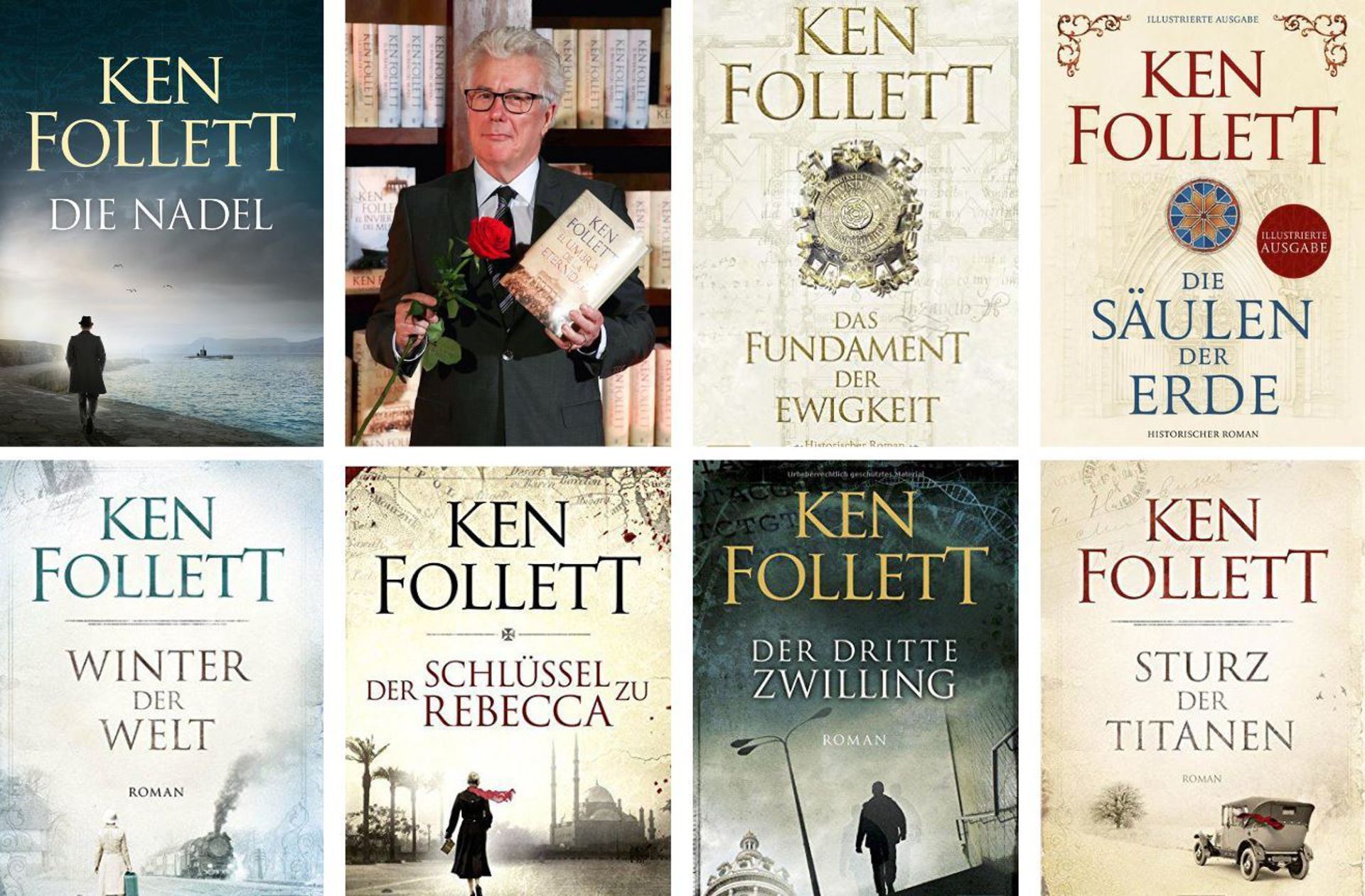 Die besten Thriller von Ken Follett Sieben Romane, die spannender sind