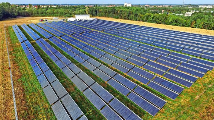 Solarpark wird ein  Wettlauf gegen die Zeit