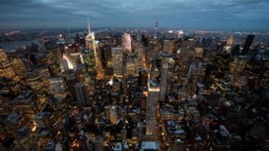 Die Skyline von Manhattan mit ihren vielen Bürotürmen. Ein ungewöhnlich starkes Erdbeben und mehrere Nachbeben hatten erschüttert. Foto: Gregor Fischer/dpa