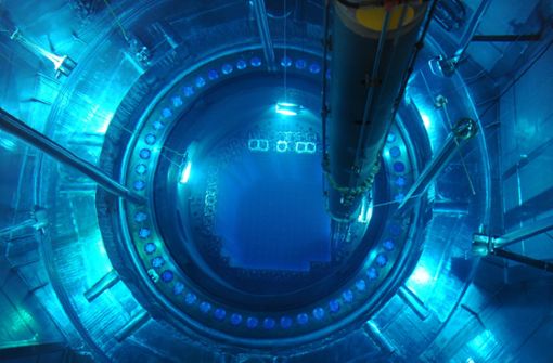 Brennelemente in einem geöffneten Reaktordruckbehälter Foto: dpa/Armin Weigel