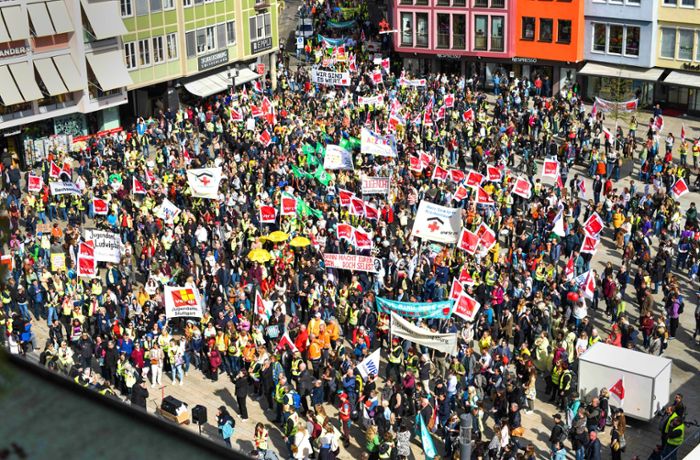Streik im öffentlichen Dienst in Stuttgart: Ärger über Bürgermeistergehälter ist groß