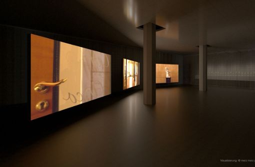 Im ZKM wird die Kunsthalle Karlsruhe Highlights aus der Sammlung zeigen. Foto: ZKM/Visualisierung Merz+Merz