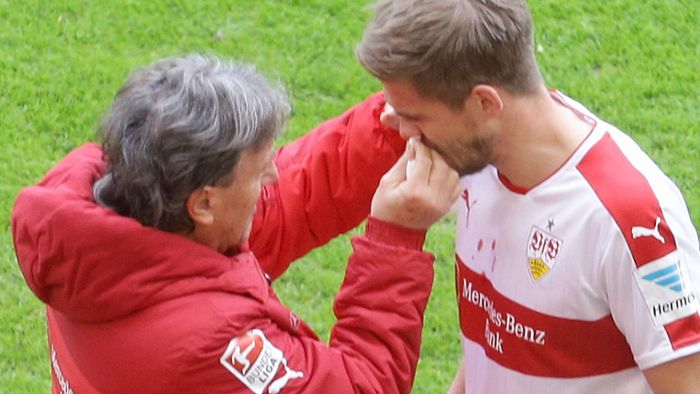 Nase von VfB-Stürmer Terodde gebrochen