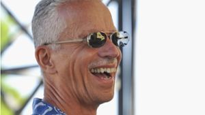 Keith Jarrett: Der bei Live-Auftritten legendär reizbare  Musiker kann auch fröhlich sein. Foto: dpa/Bruno Bebert