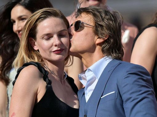 Rebecca Ferguson und Tom Cruise in Rom. Foto: imago images/ZUMA Press