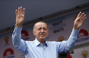Der alte und neue Wahlsieger der Türkei: Staatspräsident Recep Tayyip Erdogan Foto: AP