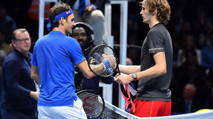 Alexander Zverev siegt gegen Roger Federer