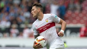 Wie lange trifft Daniel Ginczek noch für den VfB Stuttgart?  Foto: dpa
