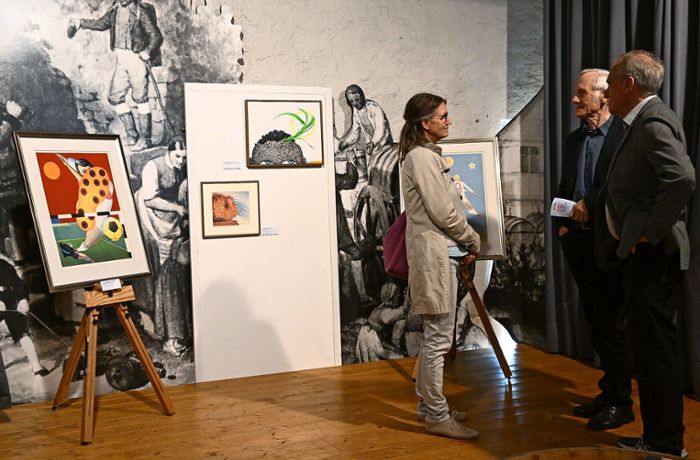 Ausstellung „Kunst in der Kelter“: Rielingshausen ist ein Künstlerdorf