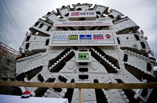 Mit dieser Maschine soll der Fildertunnel gegraben werden Foto: Max Kovalenko