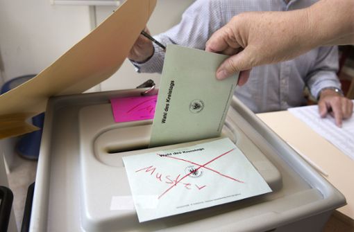 Die Kreistagswahl in Esslingen ist entschieden. Nicht alle Hoffnungen haben sich erfüllt. Foto: Pressefoto Horst Rudel