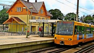 In den Osterferien ist am Möhringer Bahnhof für viele Stadtbahnen Endstation. Foto: Archiv Alexandra Kratz