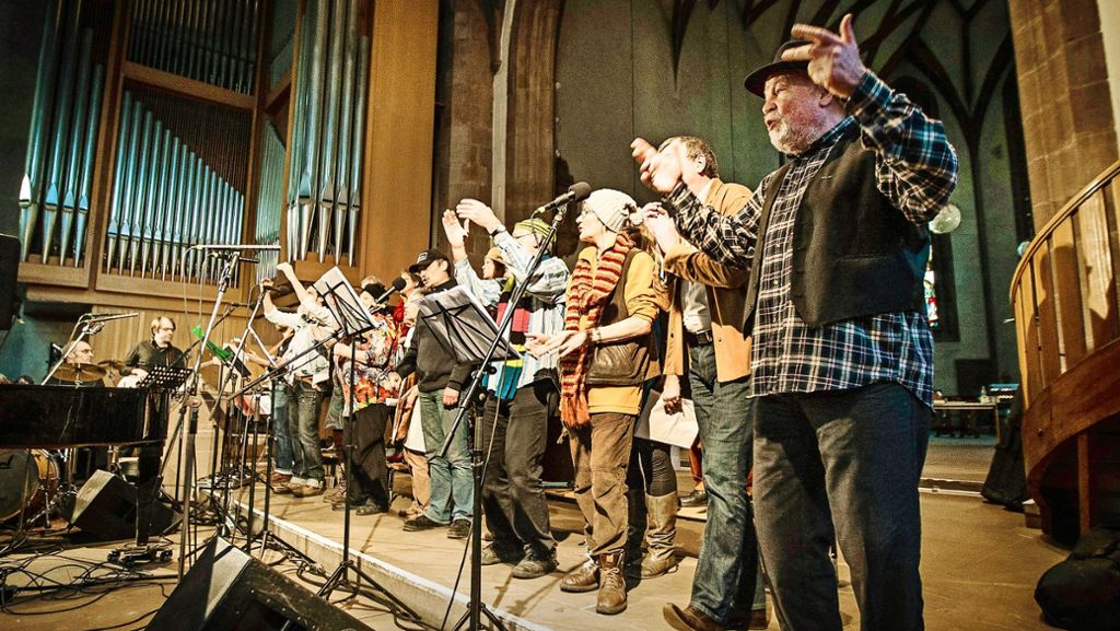 Soziales Chorprojekt „Rahmenlos und frei“ in Stuttgart: Die musikalischen Botschafter der Vesperkirche