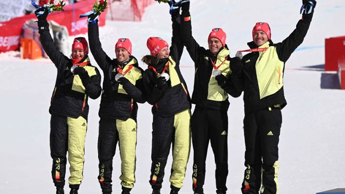Deutsche Alpine gewinnen zum Abschluss Team-Silber